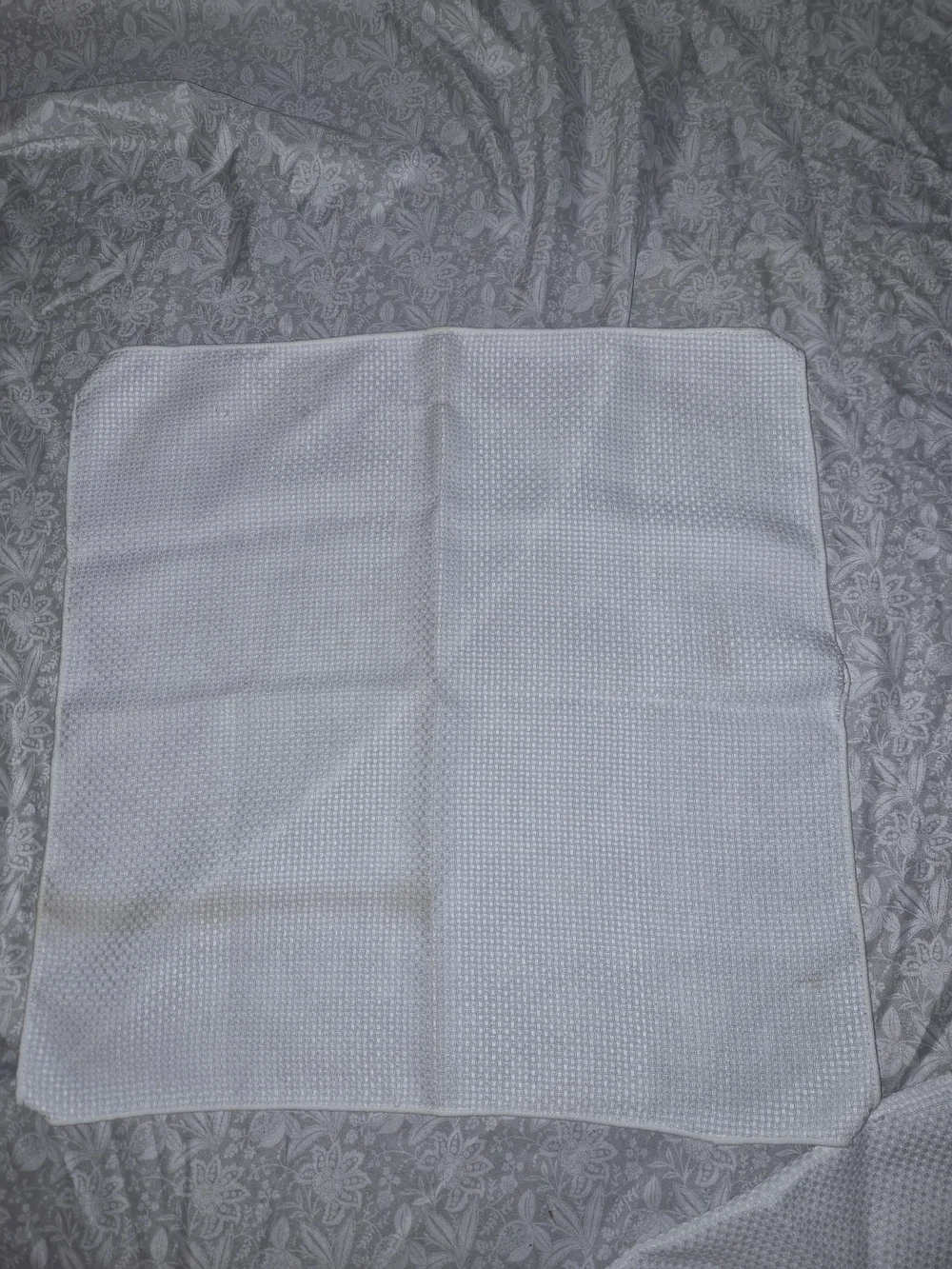 White Textured Cloth Napkins - Set of 4